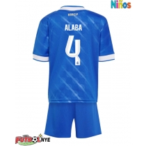 Camiseta Real Madrid David Alaba #4 Tercera Equipación para niños 2025-26 manga corta (+ pantalones cortos)